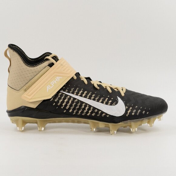 Nike Alpha Menace Pro 2 Mid 'Black Gold' BV3945-700 Football size 17 - Picture 1 of 7